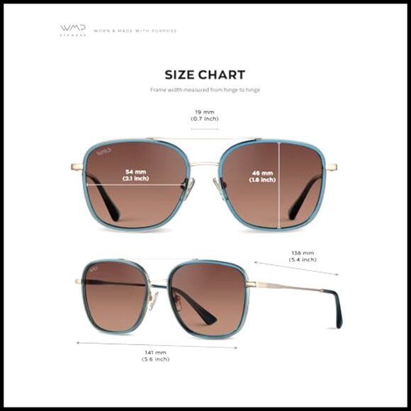 Acetate & Stainless Steel Polarized Square Sunglasses with UV Protection main image 6